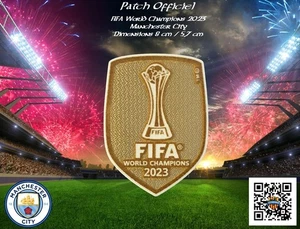 Badge Patch officiel  World champions club 2023  Manchester City 24 (Angleterre) - Picture 1 of 5
