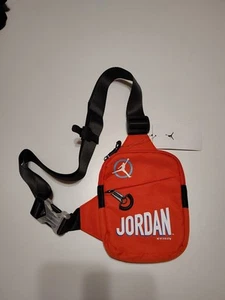 Jordan MVP Flight Hip Sling Cross Body Small Bag Orange White 7A0739-N3H - Picture 1 of 12