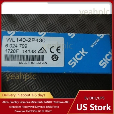 SICK Photoelectric retro-reflective sensor -- 6024799 -- WL140-2P430 - Image 1 of 4