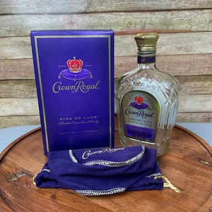 Corona Púrpura Bolsa Real Botella Caja Barbero Decoración Vacía Reutilizable Hágalo Usted Mismo Bar - Imagen 1 de 4