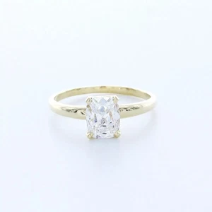 14K Gold Solitär Verlobungsring klassisch 1,75 ct Polster natürlicher Diamant G SI1 - Bild 1 von 5