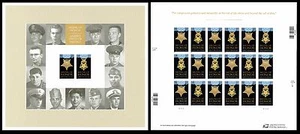 US 4823g Medal of Honor Korean War imperf NDC sheet 20 MNH 2014 - Picture 1 of 2