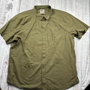 5.11 TACTICAL SHIRT MEN'S BUTTON SHORT SLEEVE SIZE 2XL GREEN - Picture 1 of 16