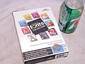 SEALED SUMMITSOFT CREATIVE FONTS COLLECTION PC WIN/MAC DOWNLOAD KEY ONLY NO DISC - Picture 1 of 11