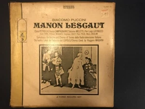 Puccini- Manon Lescaut Everest Opera S-461/3 Vinyl 12'' Box Set - Picture 1 of 1
