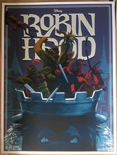 Robin Hood - Rich Kelly Disney "Never Grow Up" Mondo x Cyclops 2017