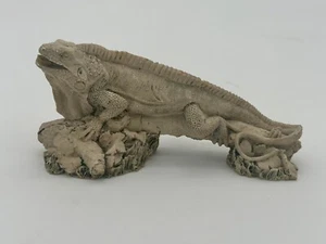 Iguana Lizard Statue Resin 7" Long VERY Detailed Great Decor - Picture 1 of 6