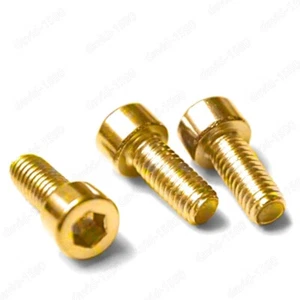 Brass Allen Hex Socket Cap Head Screws Bolts M2/M2.5/M3/M4/M5/M6/M8/M10 - Bild 1 von 6