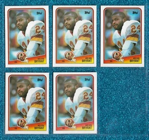NM-MINT OR BETTER (5) CARD LOT 1988 TOPPS #10 KELVIN BRYANT REDSKINS - Bild 1 von 1