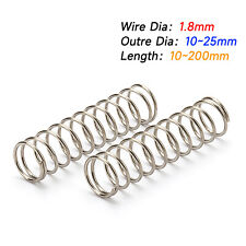 Compression Spring 1.8mm Wire Diameter 10-25mm Outre Diameter & 10-200mm Length