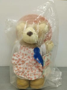 1986 Wendys Kids Mahlzeit Hattie Pelzfelle Teddybär Plüschtier Stofftier - versiegelt - Bild 1 von 5
