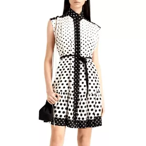 Mini Vestido Zimmermann Seda Lunares Cuello Alto Talla 1 AU 10 / US 6 - Imagen 1 de 6
