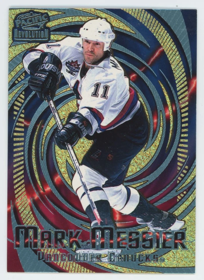 1997-98 Pacific Revolution Ice Blue Mark Messier Vancouver Canucks #142 . - Image 1 of 2