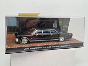 JAMES BOND 007 #119 LINCOLN STRETCH LIMOUSINE - THUNDERBALL - 1/43 BOITE VITRINE - Foto 1 di 1