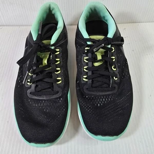 Nike Women's Flex run 2016 Black Green Running Shoes 830751-009 Size 6.5 - Picture 1 of 9