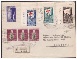 Italy 1951 - Ginnici 5 Lire - Fading Lily on Letter Unique - Picture 1 of 3