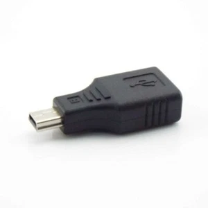 USB 2.0 A Female to Mini USB B 5 Pin Male Jack OTG Adapter Converter Connector - Picture 1 of 6