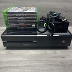 Microsoft Xbox One Black Console Model 1540 With Power Supply And 7 Gsmes