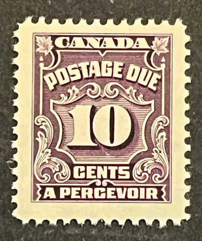 Travelstamps: Canada Postage Due Stamp Scott #J20 - 10¢ Mint MNH OG Cover