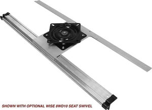Boat Seat Mount Bracket Slide Bench 33" Rails Kit Pin Plate Post Pedestal Base - Picture 1 of 5
