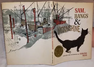Ness, Evaline(A/I): Sam, Bangs & Moonshine ** Caldecott Winner ** HB/DJ 1st/2nd - Picture 1 of 3
