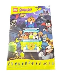 Lego Scooby Doo Advertising GWP Giveaway 2015 Rare 11x17"  - Picture 1 of 7