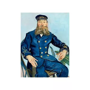 Vincent Van Gogh Porträt des Postboten Vintage Druck - KOSTENLOSER US-VERSAND - Bild 1 von 6