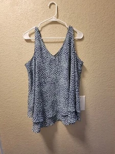 Lane Bryant Damen Swing Tank Größe 14 in Kieselblau neu ohne Etikett - Bild 1 von 5