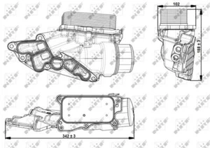 Oil Filter Housing Unova Fits Mercedes SLK CLK C-Class SL E-Class S-Class - Picture 1 of 7