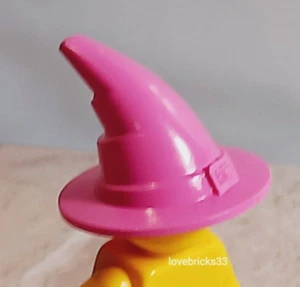 LEGO Pink Witch Hat WIZARDLY SCHOOL Uniform Hogwarts Girl Boy Cone Cap Unisex - Picture 1 of 1