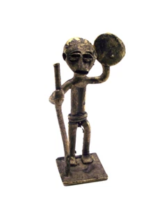 Arte peso oro peso oro Akan Ashanti Africa bronzo figura bronzo - Foto 1 di 1