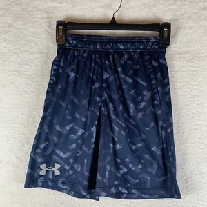 Under Armour Heatgear Short Youth M Blue Loose Fit Elastic Waist Athletic 6487 - Picture 1 of 8