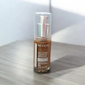 Revlon Illuminance Skin Caring Foundation 509 Sandlewood  Makeup Medium Coverage - Picture 1 of 14