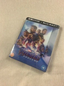 MARVEL'S AVENGERS: ENDGAME BLURAY 4k ZAVVI EXCLUSIVE STEELBOOK, NEW/SEALED - Picture 1 of 3