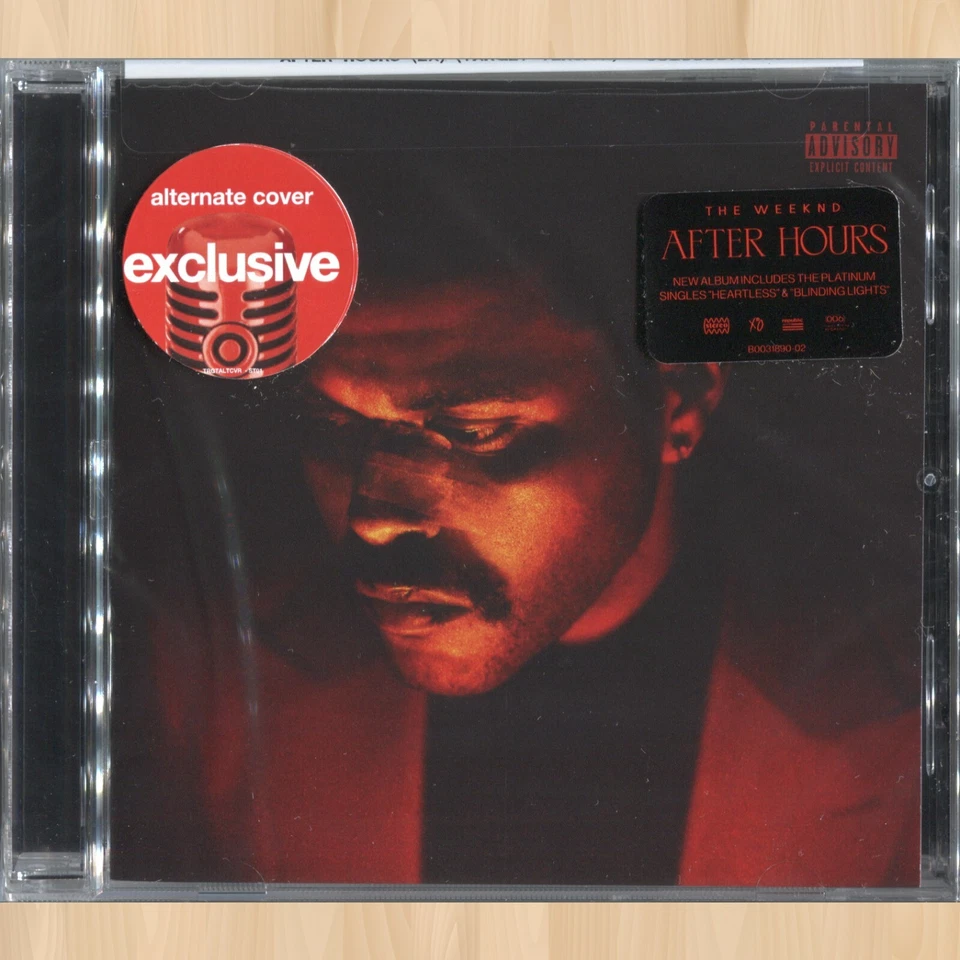 Alternate Cover The Weeknd After Hours CD Blinding Lights 0829