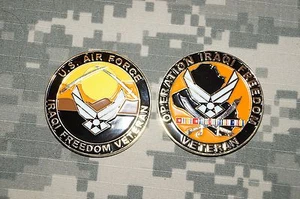 NUEVA Moneda Desafío Fuerza Aérea de Estados Unidos Operación Veterano Libertad Iraquí - Imagen 1 de 1