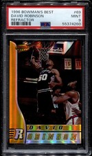1996 Bowman's Best #69 David Robinson Refractor PSA 9 POP 6 (Just 1 Higher) HOF