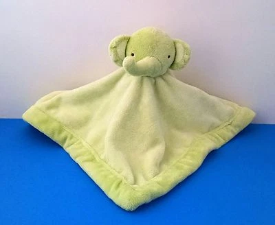 Tiddliwinks Elefante Verde Peluche Seguridad Acurrucarse Manta Bebé Terciopelo Amoroso Foto 1 de 4