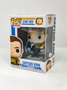 William Shatner Capitán Kirk Star Trek #1136 Firmado Funko Pop Certificado JSA Automático - Imagen 1 de 7