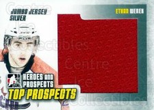 2009-10 ITG Heroes and Prospects Top Prospects Jersey Silver #10 Ethan Werek