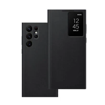 Smart Window S View Flip Case fr Samsung GALAXY S22 Ultra Chip Intelligent Cover - Bild 1 von 4