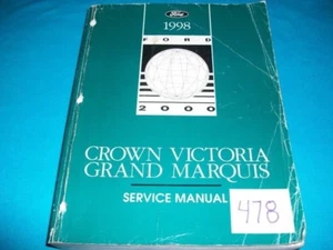 Grand Marquis Crown Victoria 1998 manual de fábrica - Imagen 1 de 1