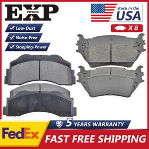 For 2012-2014 Ford F-150 F150 Front and Rear Premium Ceramic Disc Brake Pad - Picture 1 of 4
