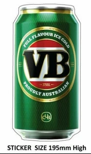 VB Beer Can Sticker Bar Fridge Car sticker Bumper Sticker - Picture 1 of 1