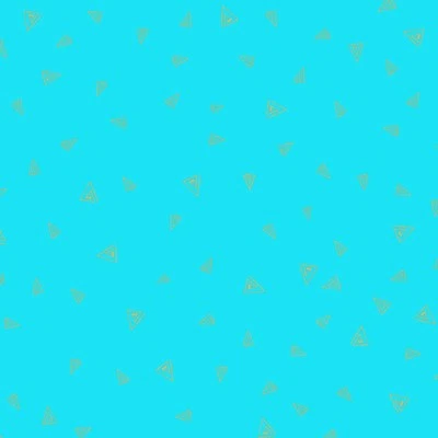 Tela Feline Drive FANTASTICATS Triángulos Aqua L Burch Fat Quarter (18x22") FQ Foto 1 de 4