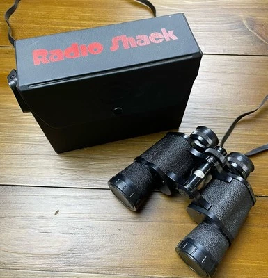 Vintage Binolux Binoculars 7X35 367ft@1000yds Japan W/Strap & Radio Shack Case - Image 1 of 4