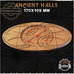 Bases - Space Elves Ancient Halls - Oval 170x109mm (x1) - Picture 1 of 1