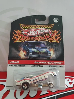 Hot Wheels Drag Strip Demons #24/30 Bruce Larson's USA-1 Corvette - Image 1 of 4
