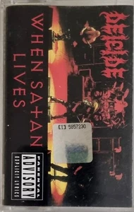 DEICIDE  WHEN SATAN LIVES audio music cassette tape - Picture 1 of 2