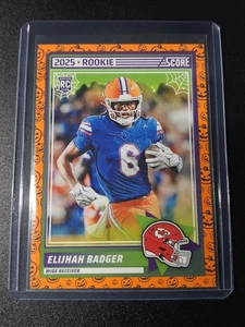 Elijah Badger - Score-a-Treat Football 2025 - Kansas City Chiefs - Rookie - RC - Bild 1 von 2